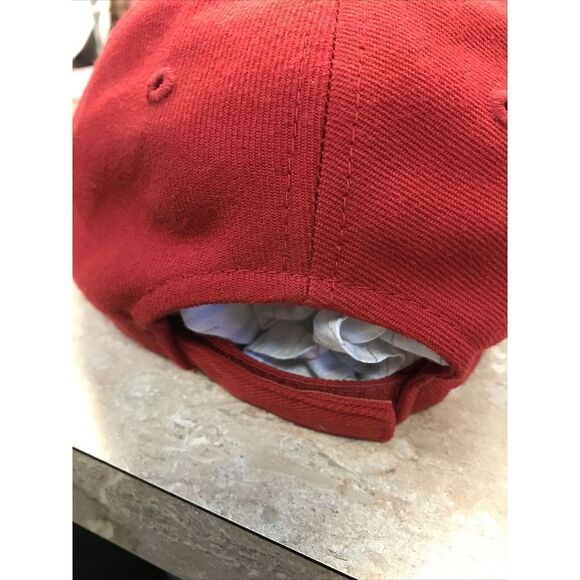 Outdoor Cap Anaheim Angels Red Sports Hat Strap back Adjust Team MLB Wool Blend - Picture 5 of 8